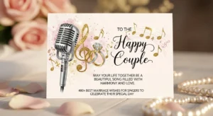 Read more about the article 480+ Best Marriage Wishes for Singer to Celebrate Their Special Day