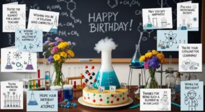 Read more about the article 🧪 400+ Birthday Wishes for Chemistry Teacher to Celebrate Their Special Day