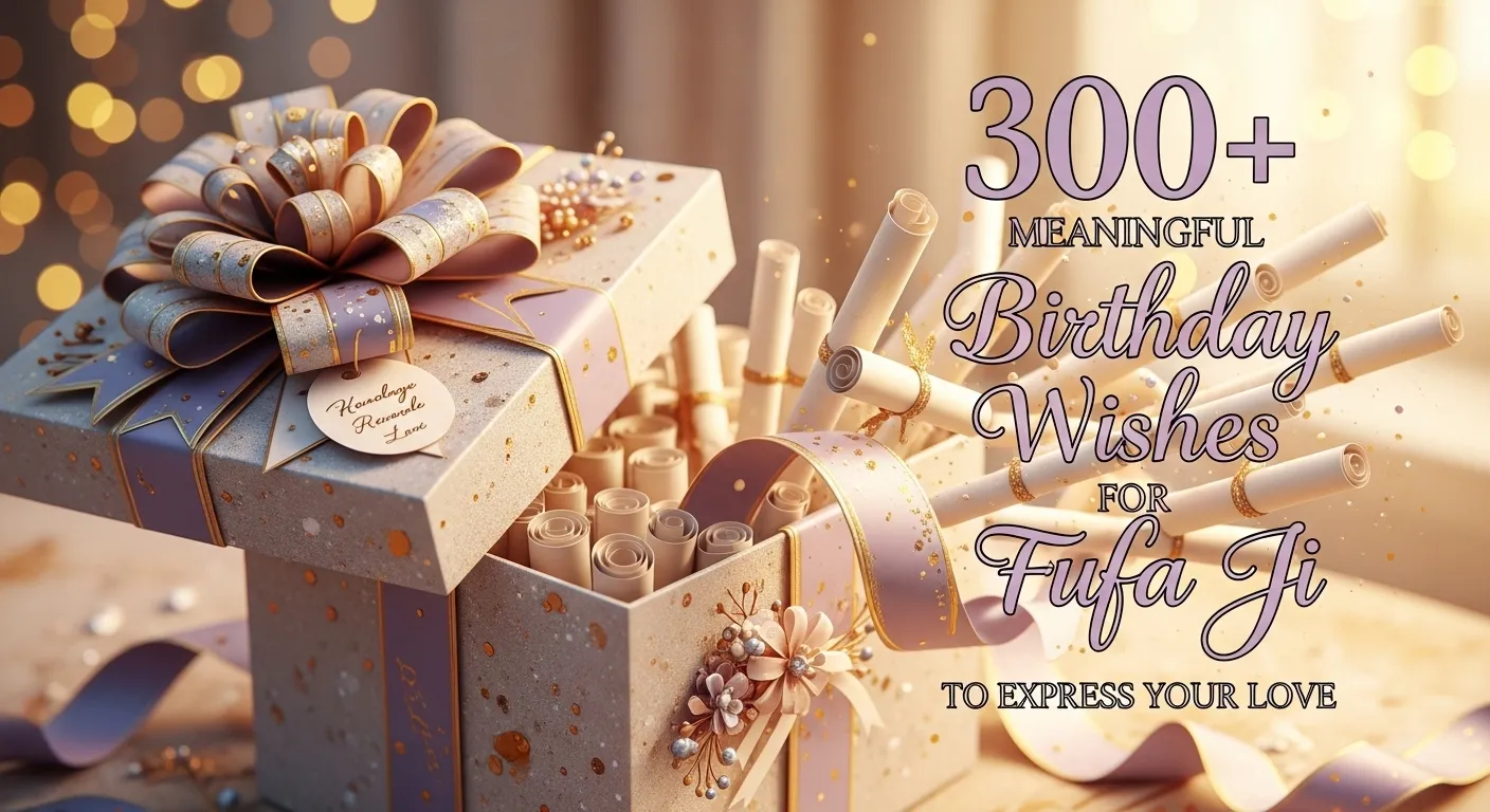 Read more about the article 🎁 300+ Meaningful Birthday Wishes for Fufa Ji to Express Your Love