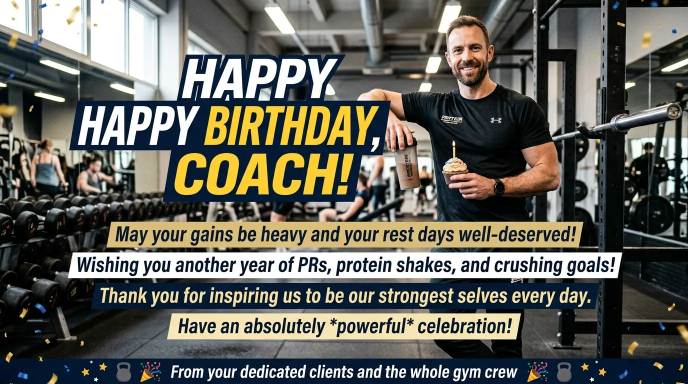 You are currently viewing 💥 500+ Unique Birthday Wishes for Gym Trainer to Show Gratitude