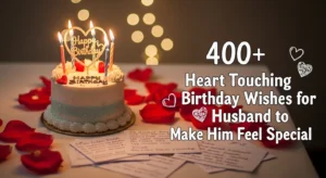 Read more about the article 💖 400+ Heart Touching Birthday Wishes for Husband to Make Him Feel Special