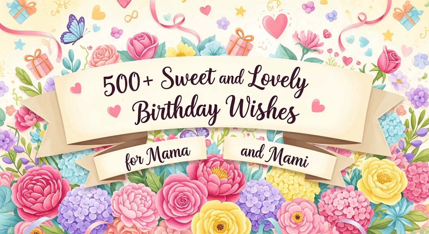 You are currently viewing 🌸 500+ Sweet and Lovely Birthday Wishes for Mama and Mami