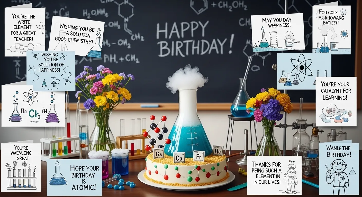 You are currently viewing 🧪 400+ Birthday Wishes for Chemistry Teacher to Celebrate Their Special Day