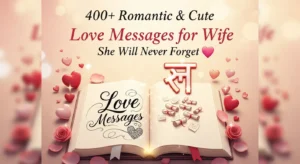 Read more about the article 400+ Romantic & Cute Love Messages for Wife She Will Never Forget 💝