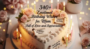 Read more about the article 🎂 340+ Emotional Birthday Wishes for Mom Full of Love and Appreciation
