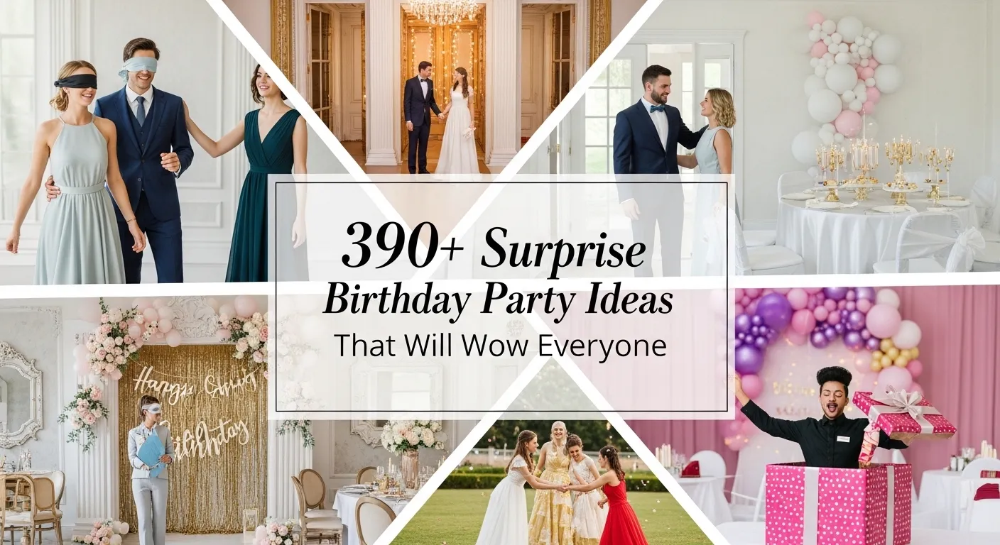 Read more about the article 390+ Surprise Birthday Party Ideas That Will Wow Everyone