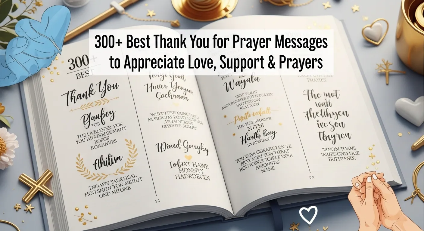 You are currently viewing 300+ Best Thank You for Prayer Messages to Appreciate Love, Support & Prayers