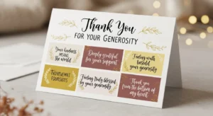 Read more about the article 340+ Emotional Thank You for Your Generosity Messages to Share Gratitude
