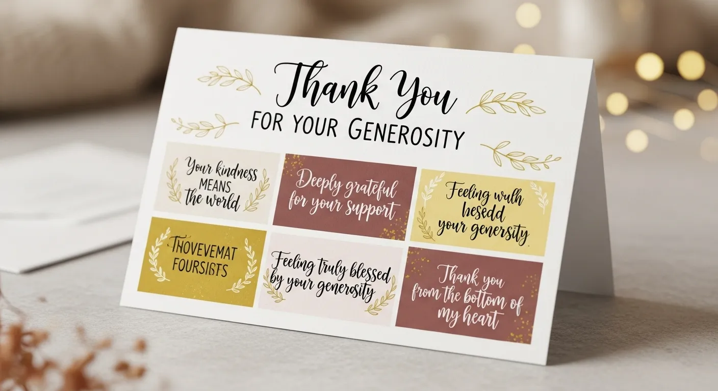 You are currently viewing 340+ Emotional Thank You for Your Generosity Messages to Share Gratitude