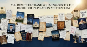 Read more about the article 230+ Beautiful Thank You Messages to Rebbe for Inspiration and Teaching
