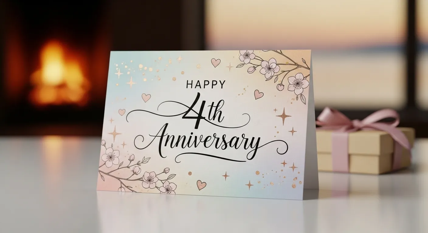 You are currently viewing 💕 400+ Meaningful 4th Anniversary Wishes to Express True Love and Gratitude