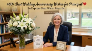 Read more about the article 480+ Best Wedding Anniversary Wishes for Principal to Express Your Warm Regards ❤️