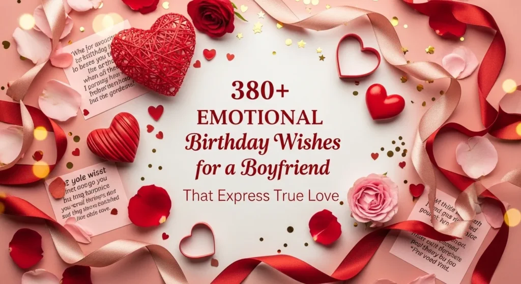 ❤️ 380+ Emotional Birthday Wishes for Boyfriend That Express True Love 💖