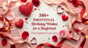 Read more about the article ❤️ 380+ Emotional Birthday Wishes for Boyfriend That Express True Love 💖