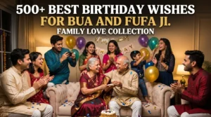 Read more about the article 500+ Best Birthday Wishes for Bua and Fufa Ji | Family Love Collection 🎊