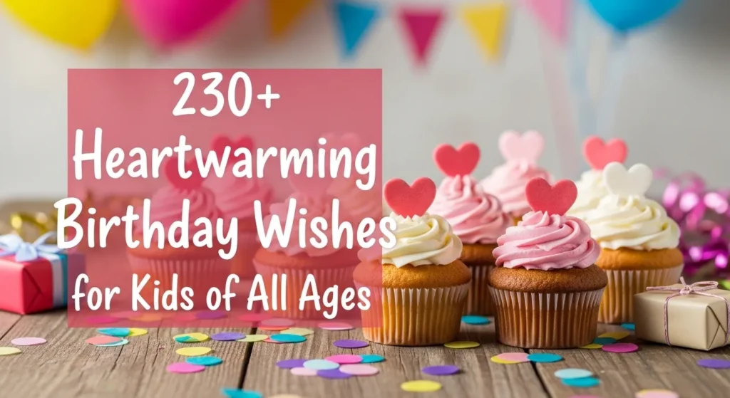 🧁 230+ Heartwarming Birthday Wishes for Kids of All Ages