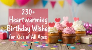 Read more about the article 🧁 230+ Heartwarming Birthday Wishes for Kids of All Ages