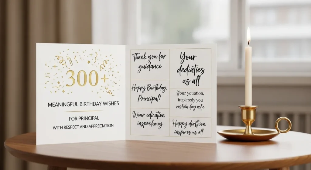 🎉 300+ Meaningful Birthday Wishes for Principal With Respect and Appreciation