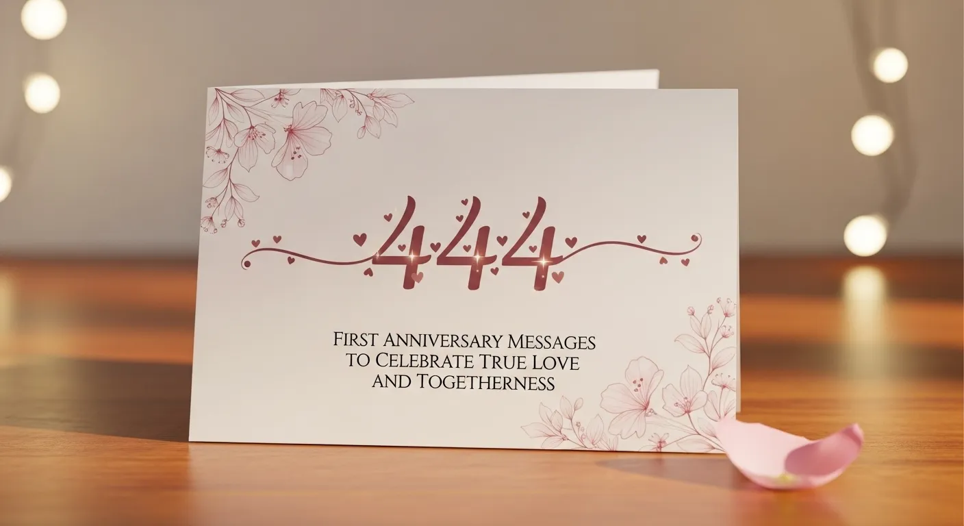 You are currently viewing 💕 444+ First Anniversary Messages to Celebrate True Love and Togetherness