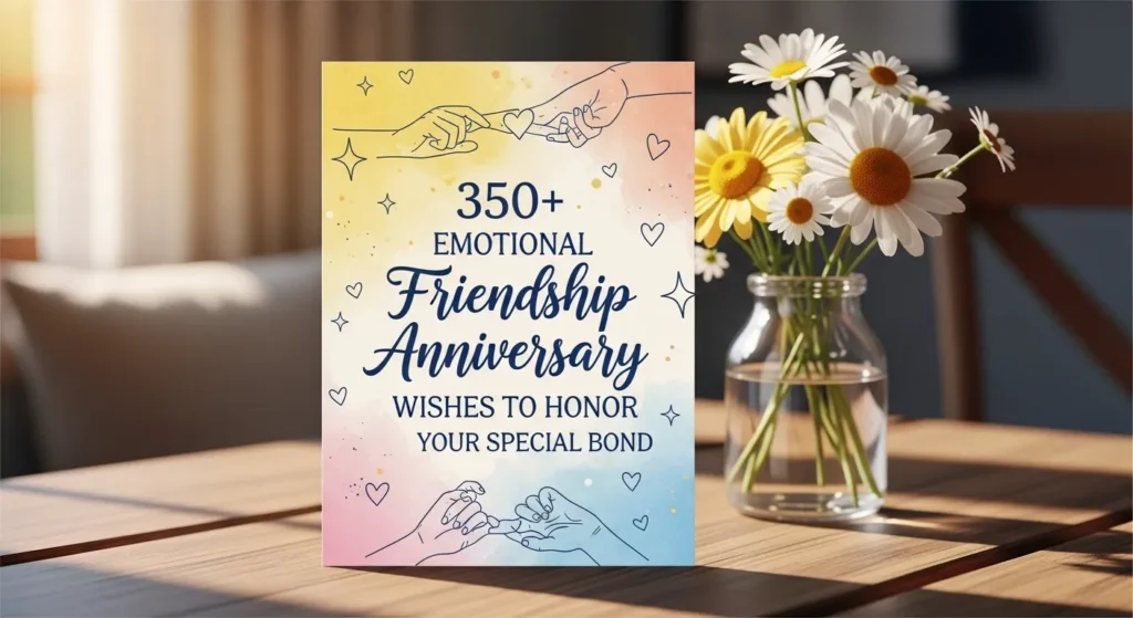 350+ Emotional Friendship Anniversary Wishes to Honor Your Special Bond