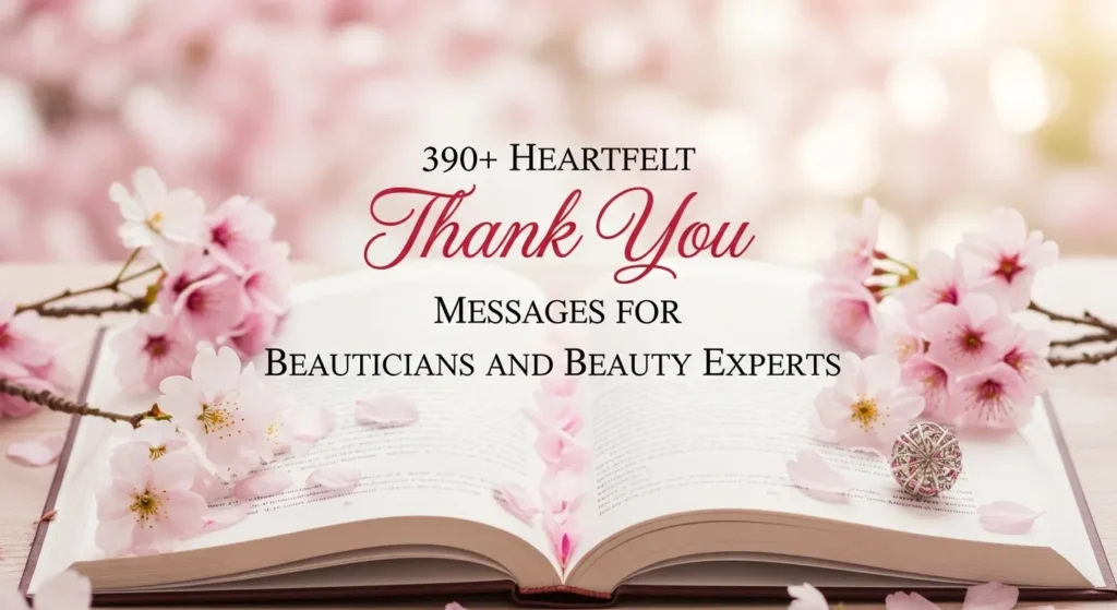 🌸 390+ Heartfelt Thank You Messages for Beautician and Beauty Experts