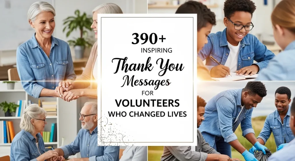 🤝 390+ Inspiring Thank You Messages for Volunteers Who Changed Lives