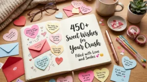 Read more about the article 450+ Sweet Wishes for Your Crush Filled with Love and Smiles 💕😊